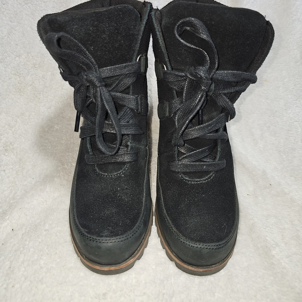 UGG Black Wedge Boots - Picture 5 of 12